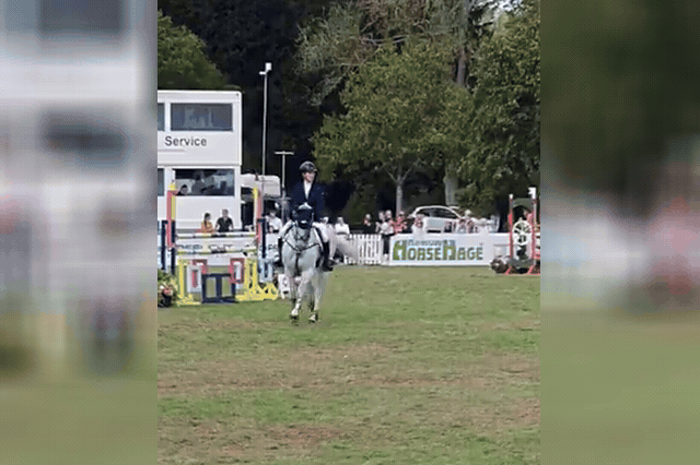 Mia Tindall and Zara Tindall. Zara, who has competed at Blenheim Palace herself many times, switched from rider to proud spectator to watch her daughter's debut at the event.