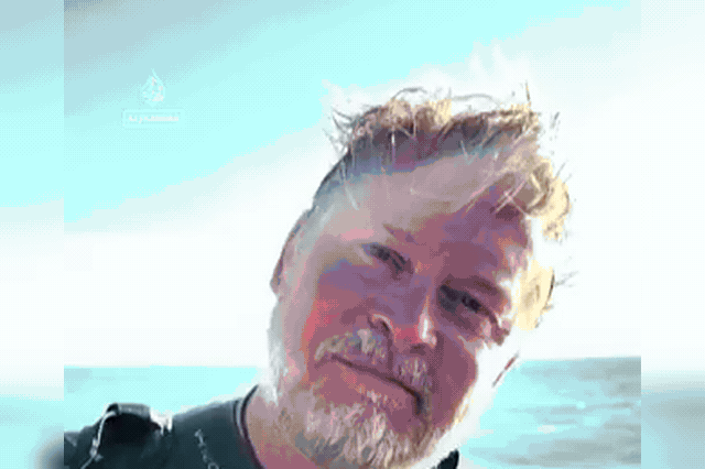 Karl Bushby back on British soil. The Hull-born adventurer passed through 29 countries during his 36,000-mile circumnavigation, with acclaimed filmmaker Werner Herzog among those greeting him on completion.