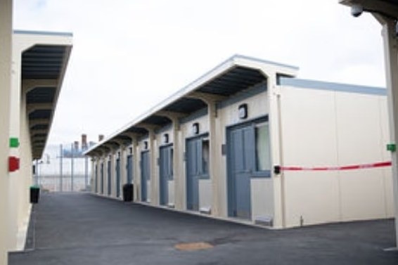 Rapid deployment prefab cells at a category C prison in England — the steel-framed pods, as small as 2.9 by 3.4 metres and built for one person, could now be doubled up under plans described as "acts of desperation"…