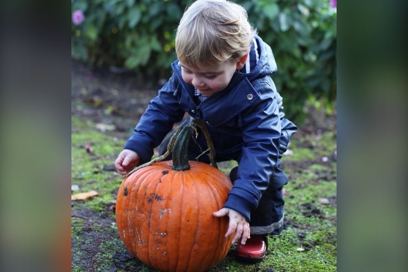 Prince Louis, now eight and fourth in line to the throne, in a photograph taken by his mother Catherine and shared on Saturday.