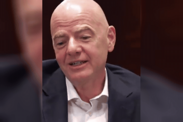 Gianni Infantino, whose position UEFA president Aleksander Ceferin has called untenable after leaked emails revealed FIFA lied about hiring a PR firm to rehabilitate his image.