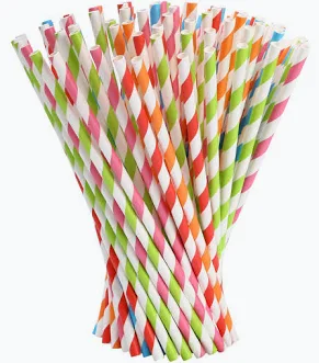 Paper straws, which a new study finds are worse for the environment than their plastic equivalents.