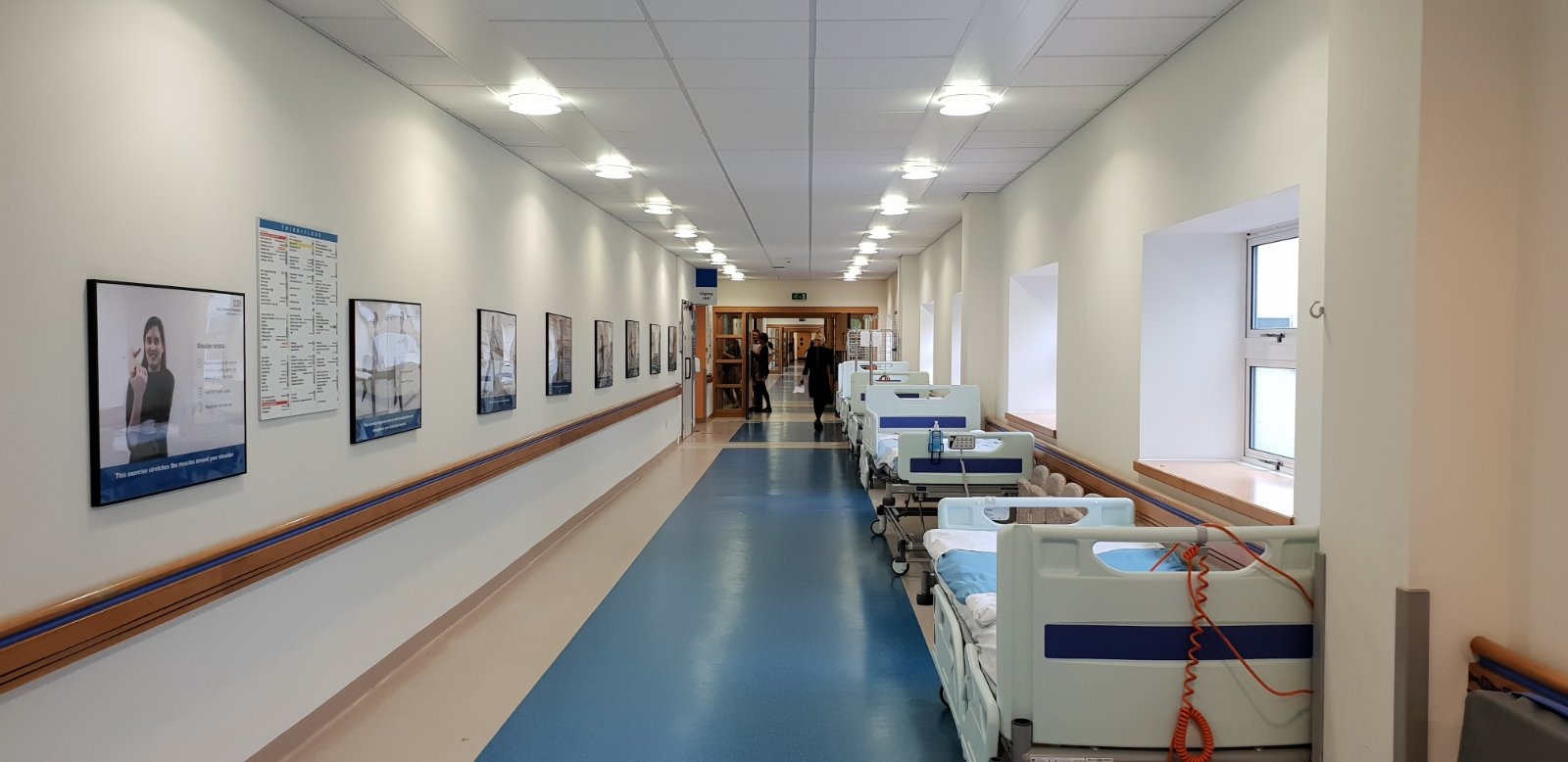 An NHS hospital ward, as England's health service has issued binding guidance requiring trusts to allocate ward places by biological sex and bar trans women from female staff changing rooms and showers.