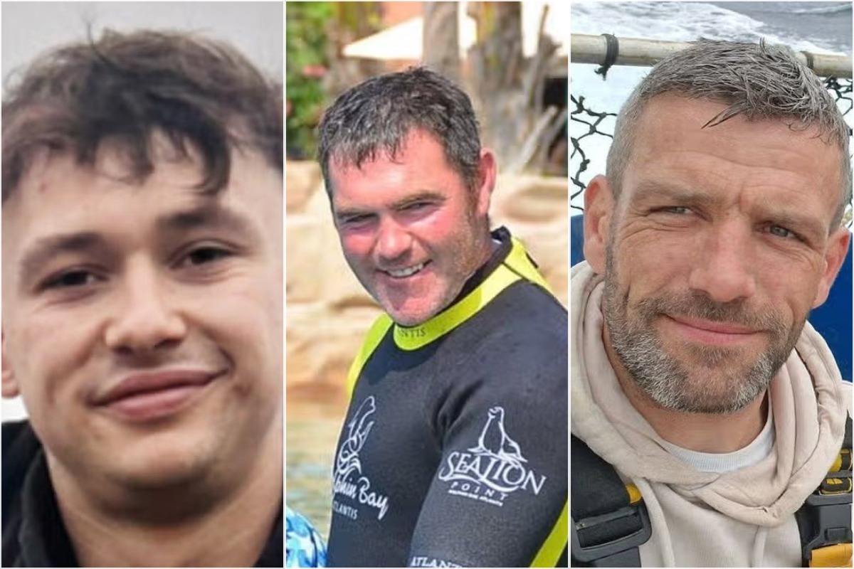 Douglas Craigie (right) and Murdo Morrison (centre). Craigie's body was recovered from the sea on 14 October; Morrison remains missing more than a week after the FV Kilda vanished, with a fundraiser for the three…