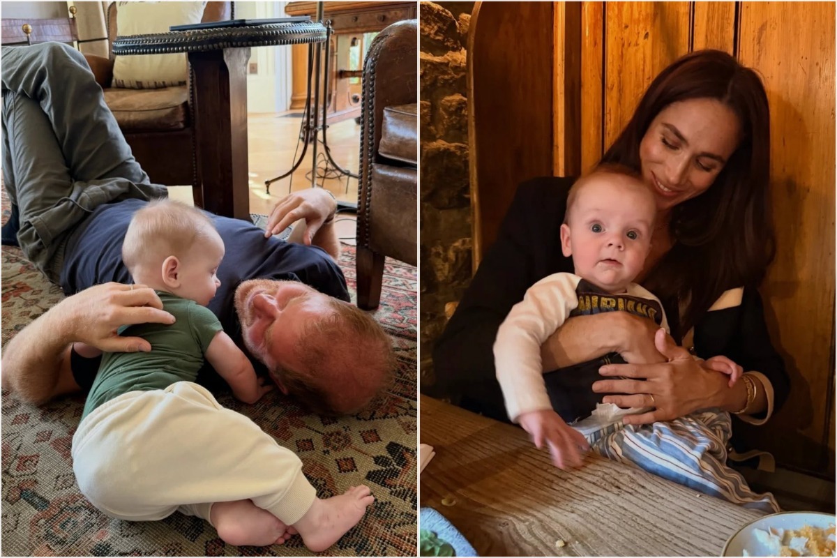Kelly McKee Zajfen, Meghan's closest friend in California and the first of her American circle to visit since the family returned to the UK last month, cradling baby Jack in a Cotswolds pub.