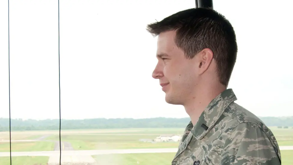 Lt Col Michael Morris, who faces charges including possession and distribution of child pornography after prosecutors say he swapped abuse images with his brother via Telegram while posted in London.