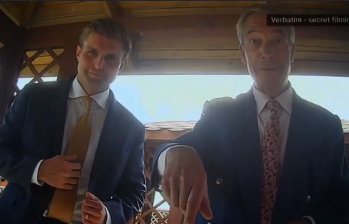 Dan Jukes (left) and Nigel Farage at the centre of a sting Reform's own inquiry cleared Jukes of wrongdoing over, even as a Met criminal investigation continues.