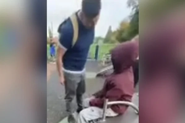CCTV footage released by Nottinghamshire Police, whose Broxtowe neighbourhood policing team is leading the investigation into the Chilwell playground incident.