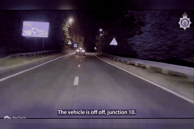 Uninsured driver who flipped Audi is JAILED after 100mph chase in Cheshire