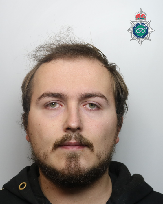 Josef Luke Hammond, 24, pictured in a police handout image, pleaded guilty to sexually assaulting 19 girls under 13 while working as a ride operator at Drayton Manor Theme Park.