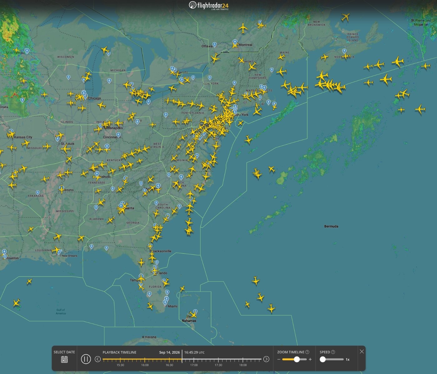 Aircraft on taxiways at Newark, Philadelphia and Teterboro airports, where an FAA radio-frequency outage has left some passengers stuck on planes for three hours with delays at Newark expected to reach three hours and…