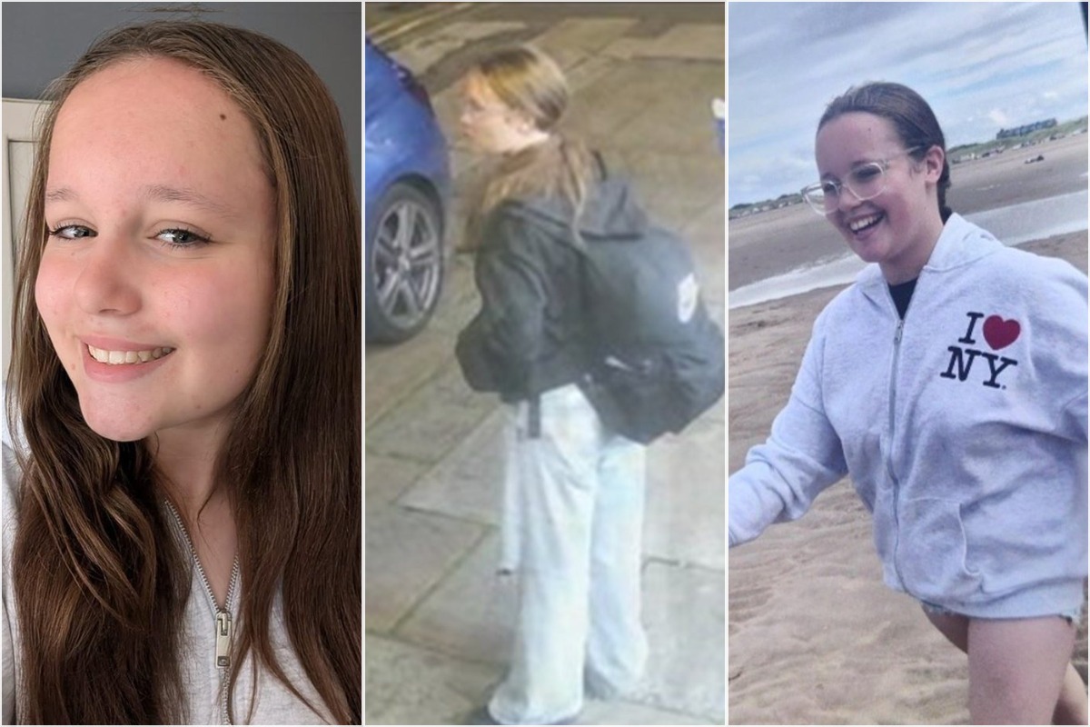 Lillia, 13, whose disappearance has now entered its second week, was captured on CCTV near a blue car in footage released by police as the search continues.