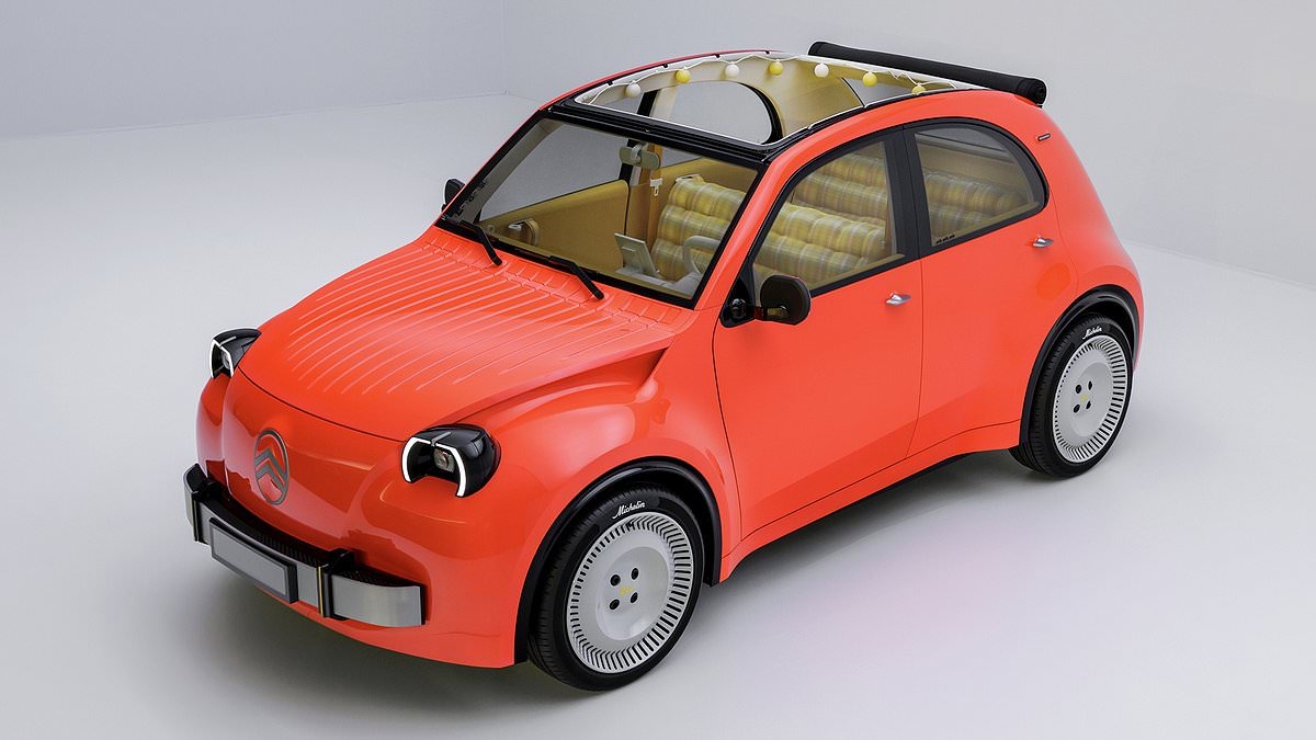 Citroen revives its legendary 'tin snail' 2CV as a £13,000 electric city car due in showrooms by 2028