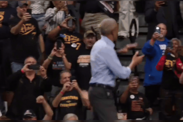 Abdul El-Sayed introduces Barack Obama at a Detroit rally, a day before Donald Trump heads to Michigan to campaign in the knife-edge Senate race between the two men.