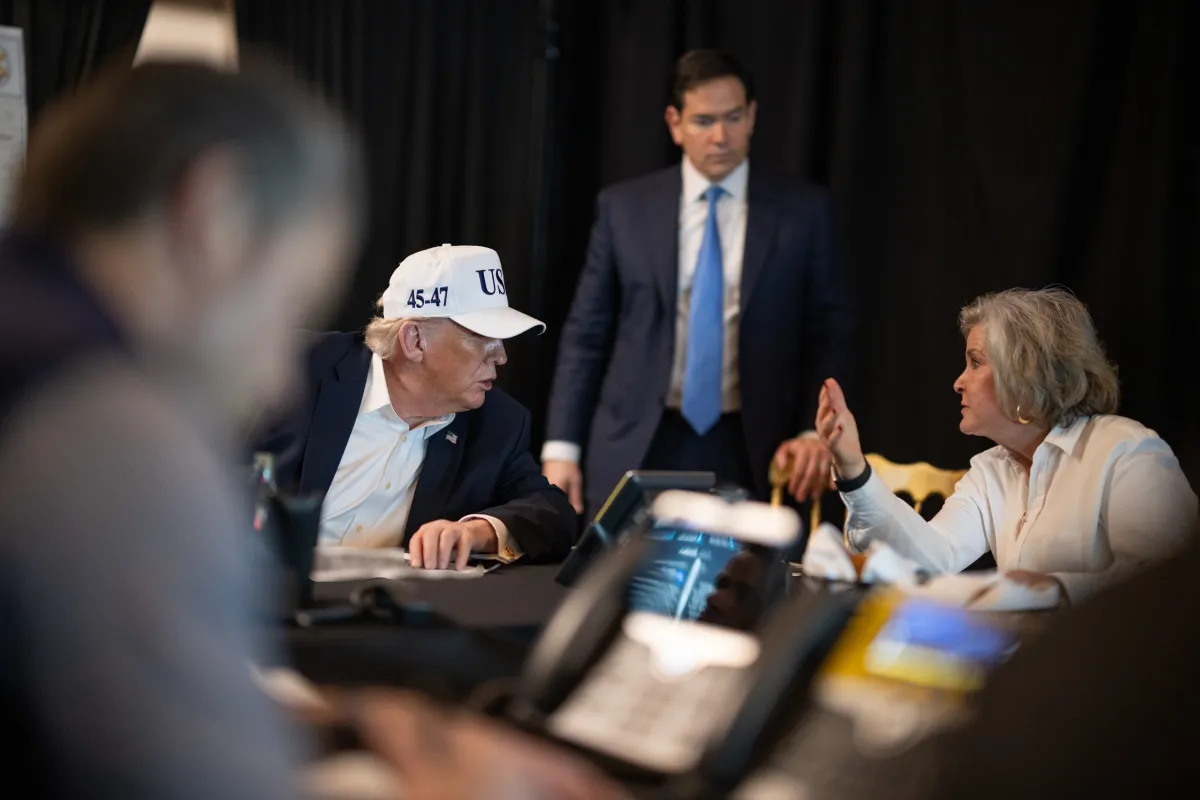Donald Trump and Susie Wiles, his White House chief of staff, whom Trump has privately been asking Republican allies whether to fire — even as he publicly insists she has his "complete confidence.