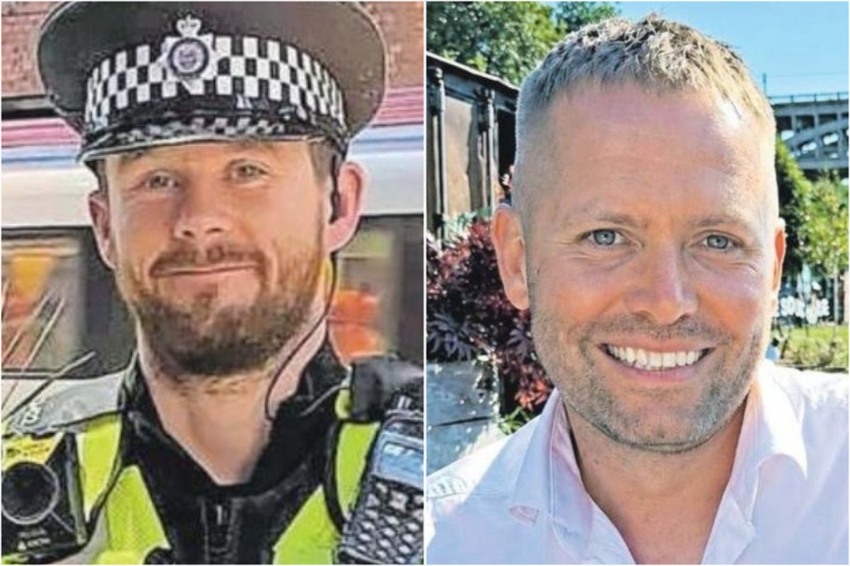 PC Matthew Blades and PC Tom Clough, whose deaths in the A66 crash prompted Cleveland Police to charge 15 people and seize three shotguns, two handguns and £60,000 of drugs.