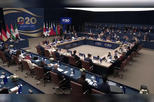 US scraps G20 'family photo' in Atlanta after European allies including Britain refuse to stand beside Russia's Sergei Lavrov
