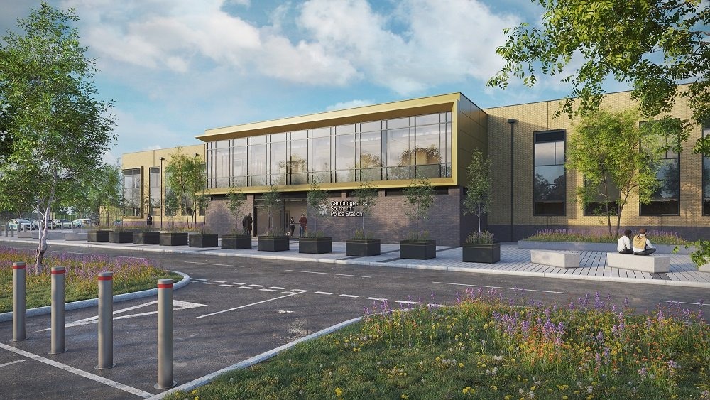Police treat fire at Cambridgeshire village site earmarked for asylum seekers as arson after council warned of tension