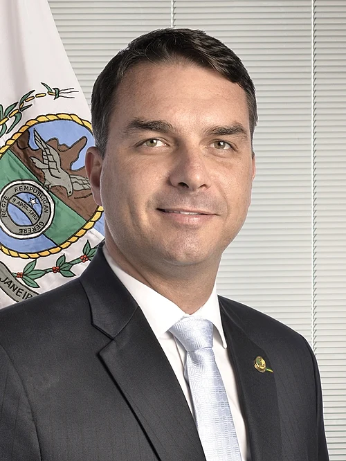 Flávio Bolsonaro, whose first-round result prompted Donald Trump to hail the outcome as "amazing, actually," marking a seventh consecutive Latin American election victory for right-wing candidates he has backed.