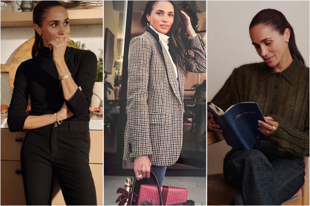 Meghan Markle in As Ever promotional materials, whose holiday catalogue note was signed off with her trademark sign-off "As ever, Meghan.