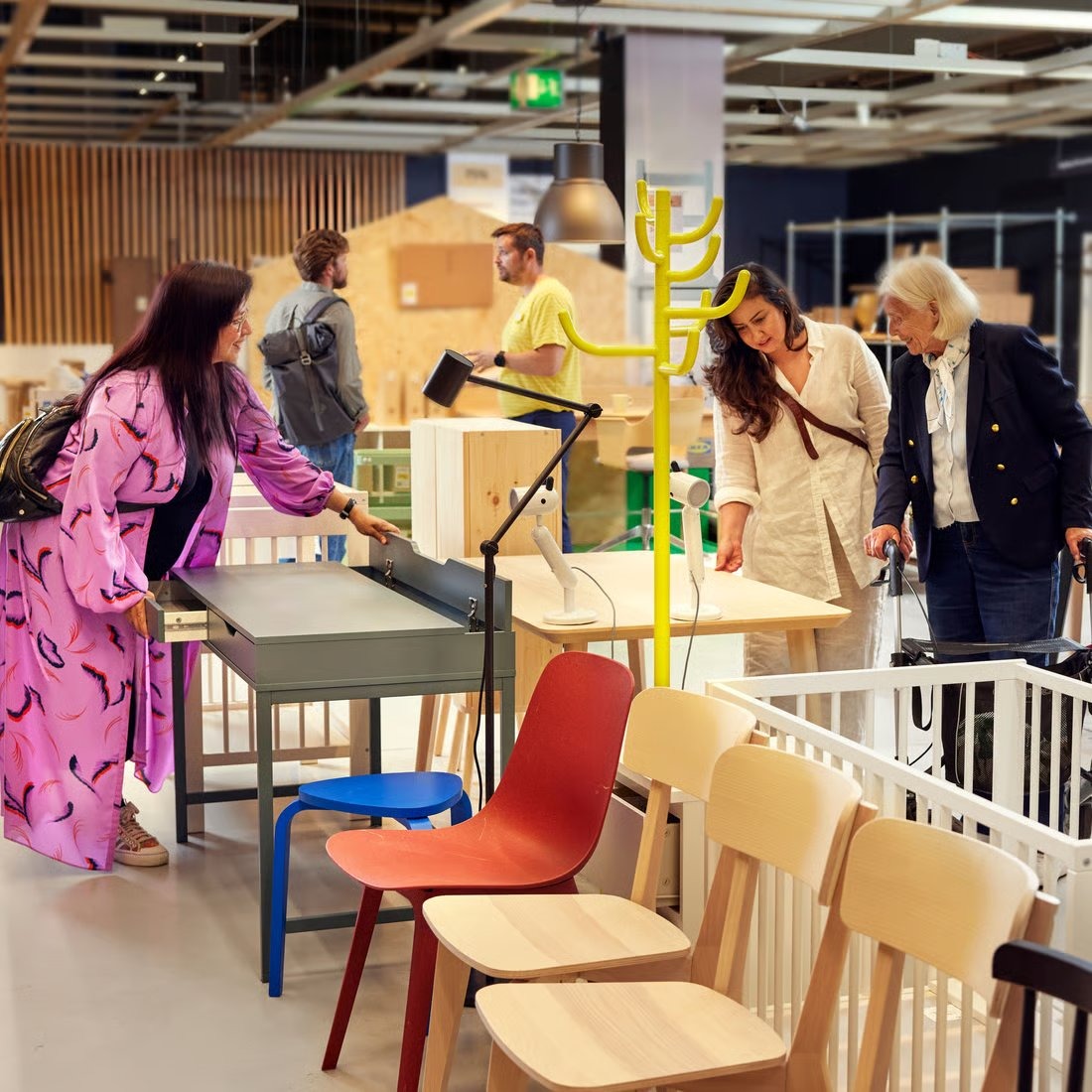 Ikea has launched a peer-to-peer resale platform in the UK letting loyalty-scheme members buy and sell used furniture with one another at up to 60% off, with no fees at launch.