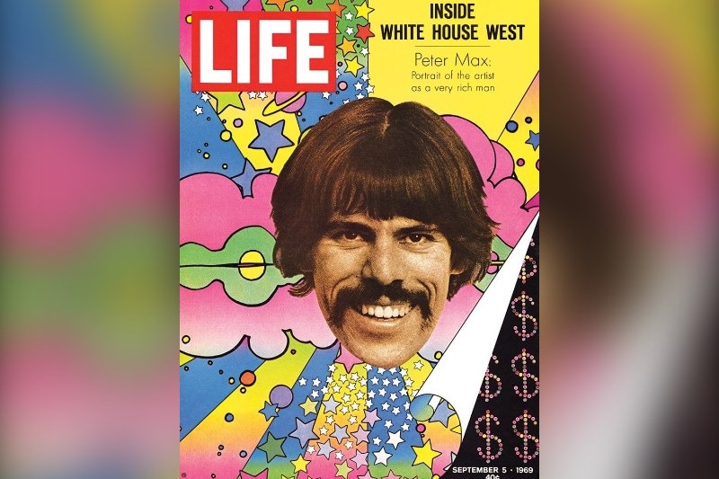 Peter Max, whose work appeared on US postage stamps and was distributed to millions on covers of the Manhattan Yellow Pages, has died at 88.