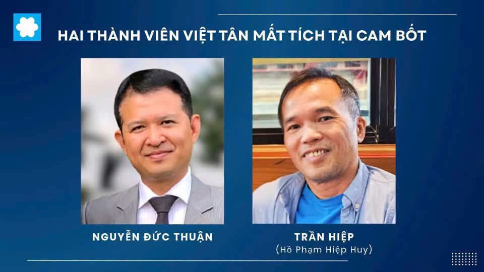 Members of Viet Tan, the pro-democracy group whose members Vietnam has accused of crossing from Cambodia to commit terrorist acts — charges the group says are fabricated to disguise transnational repression.