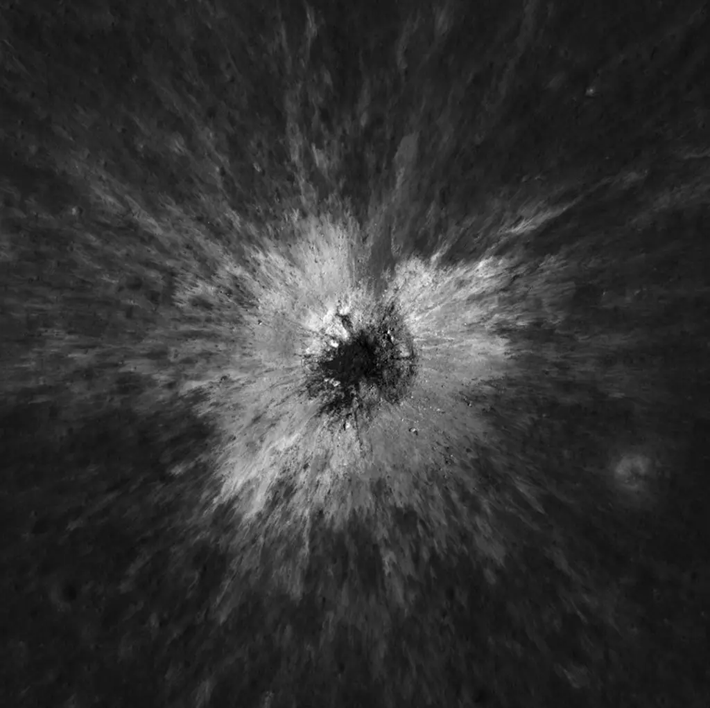 The McGetchin crater, 222 metres wide and 43 metres deep, was carved into the lunar surface by an impactor scientists estimate strikes the moon only once every 132 years.