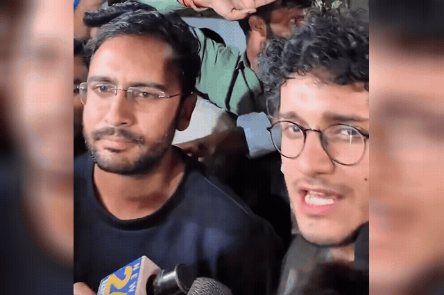 Saurav Das and Ashutosh Ranka walked free from Tihar Jail after a special magistrate rejected police attempts to extend their detention, with Das declaring "truth has triumphed.