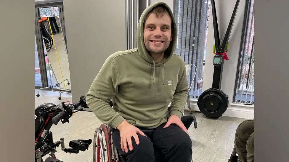 Liam Coffill, who was cycling to a shift at Garston Fire Station when Samuel Powell struck him.