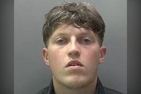 Samuel Powell, 29, was also banned from driving for two years after his release and must pass an extended retest before returning to the road.