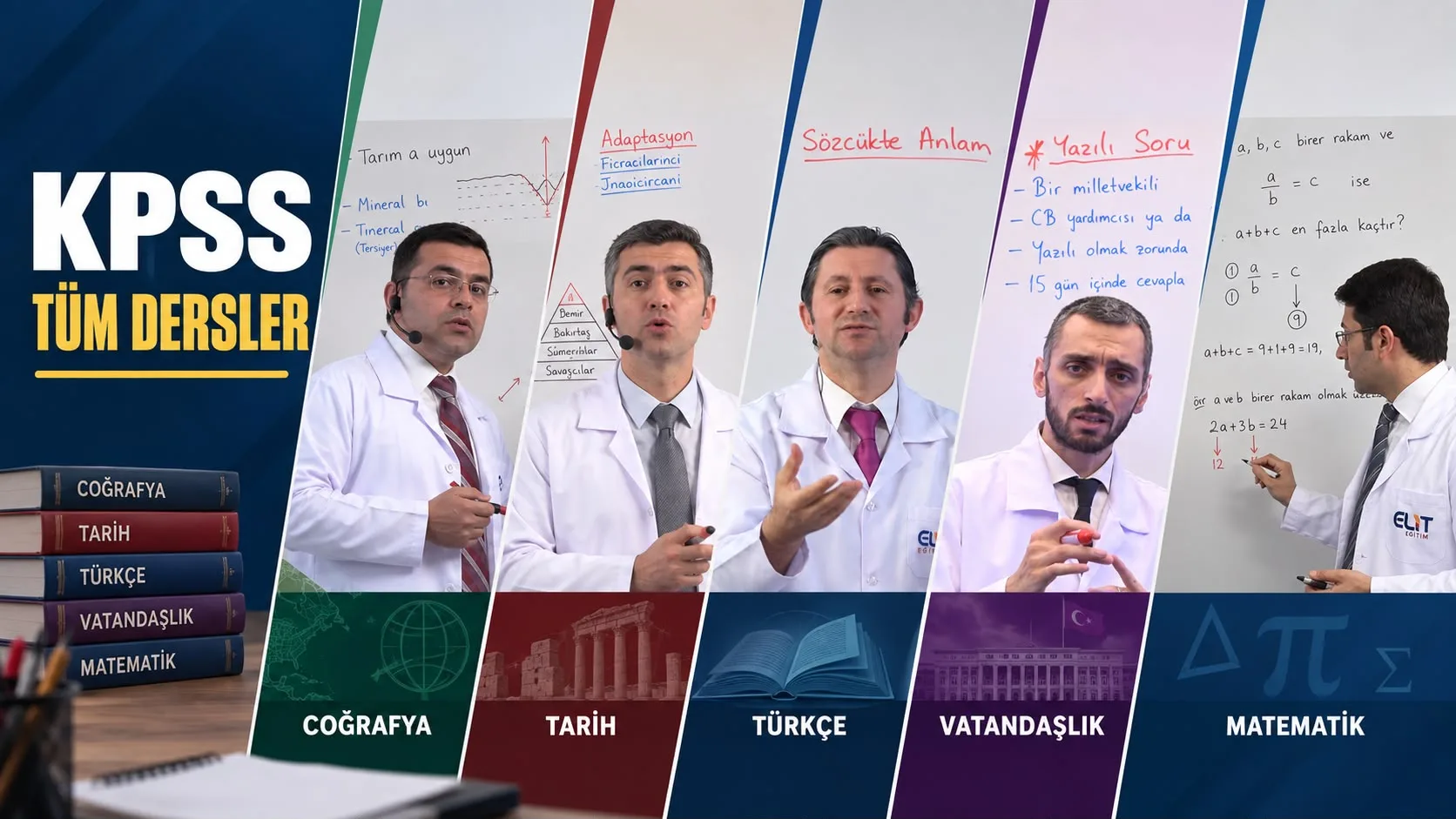 KPSS Genel Kültür Genel Yetenek Tüm Dersler Eğitim Seti