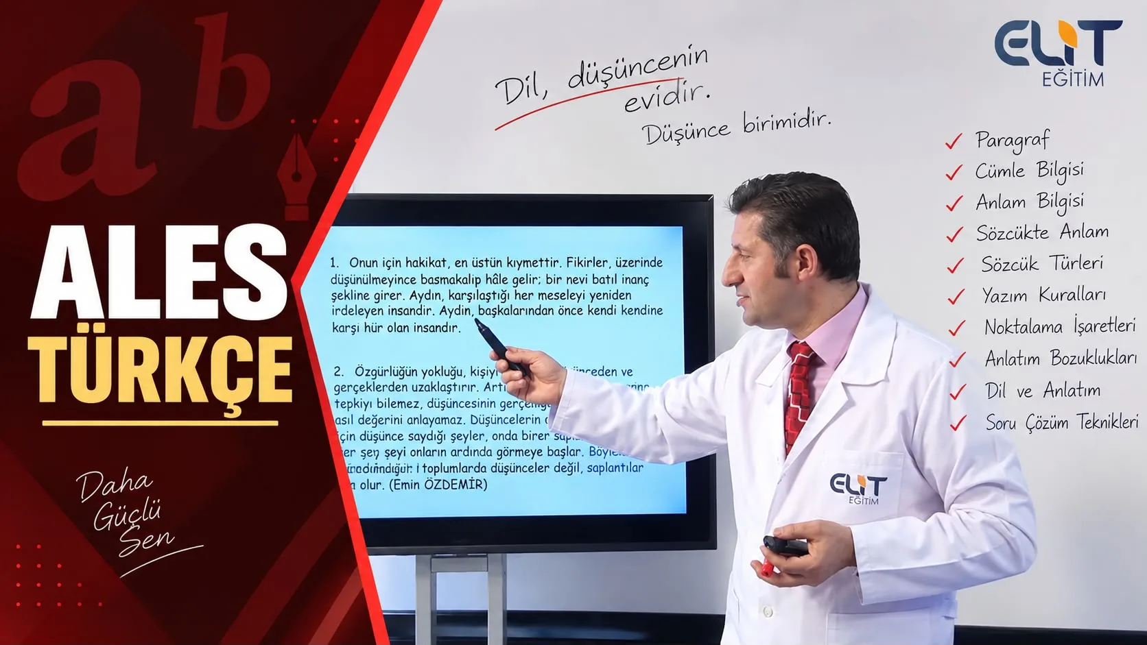 ALES Türkçe Eğitim Seti