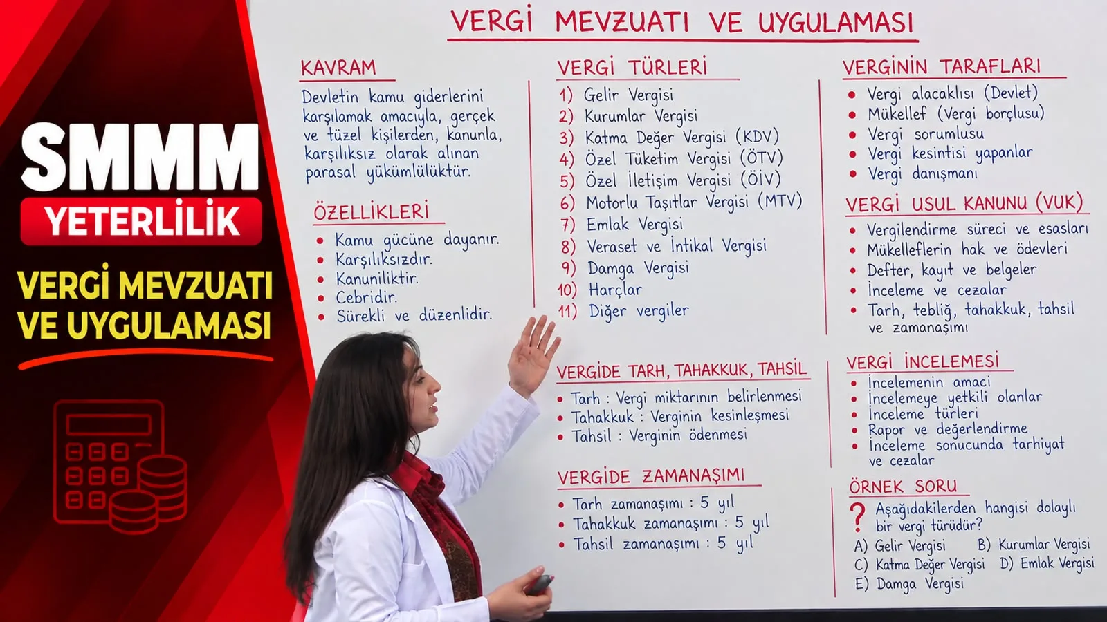 SMMM Yeterlilik Vergi Mevzuatı ve Uygulaması Eğitim Seti