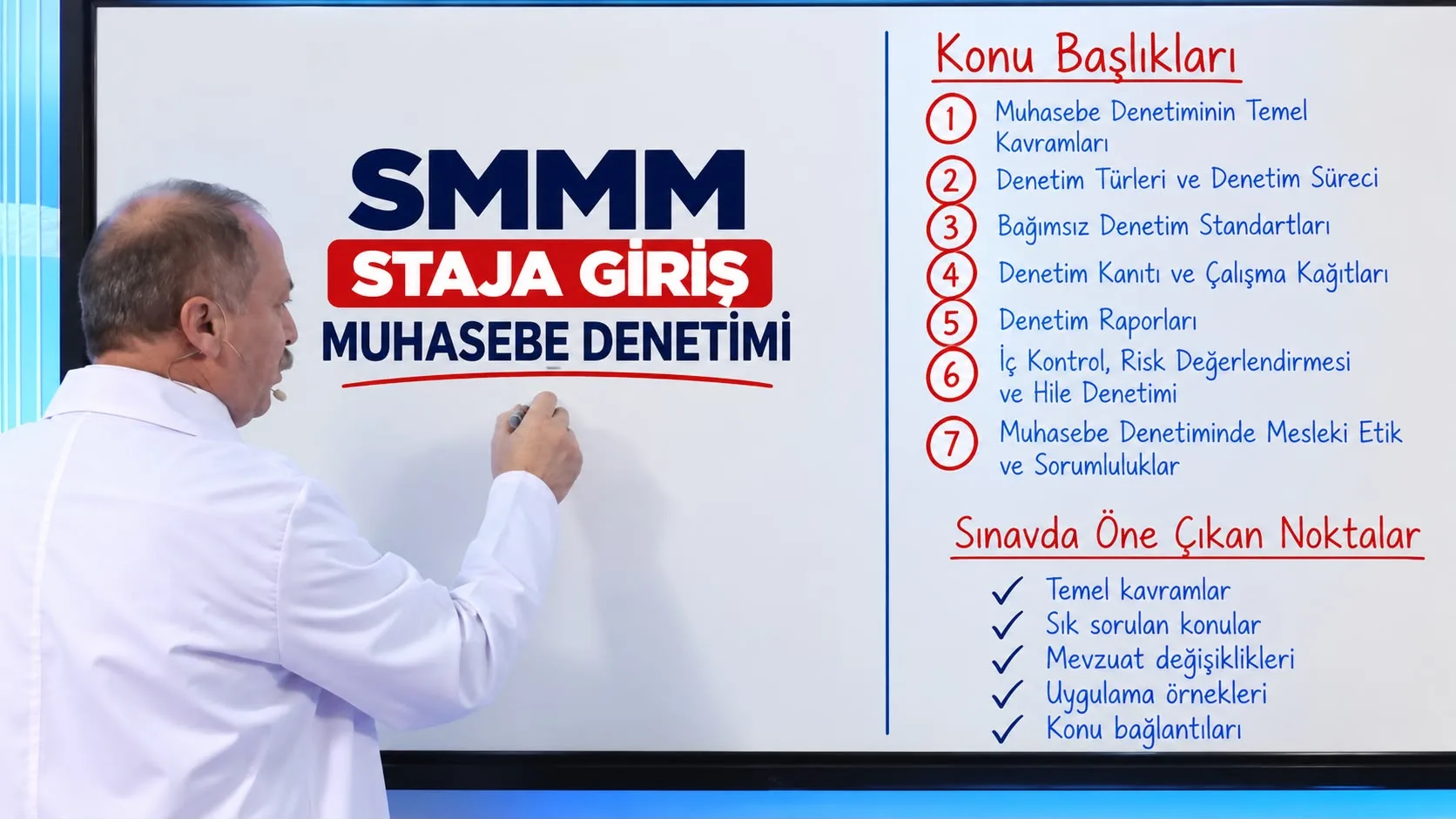 SMMM Staja Giriş Muhasebe Denetimi Görüntülü Eğitim Seti