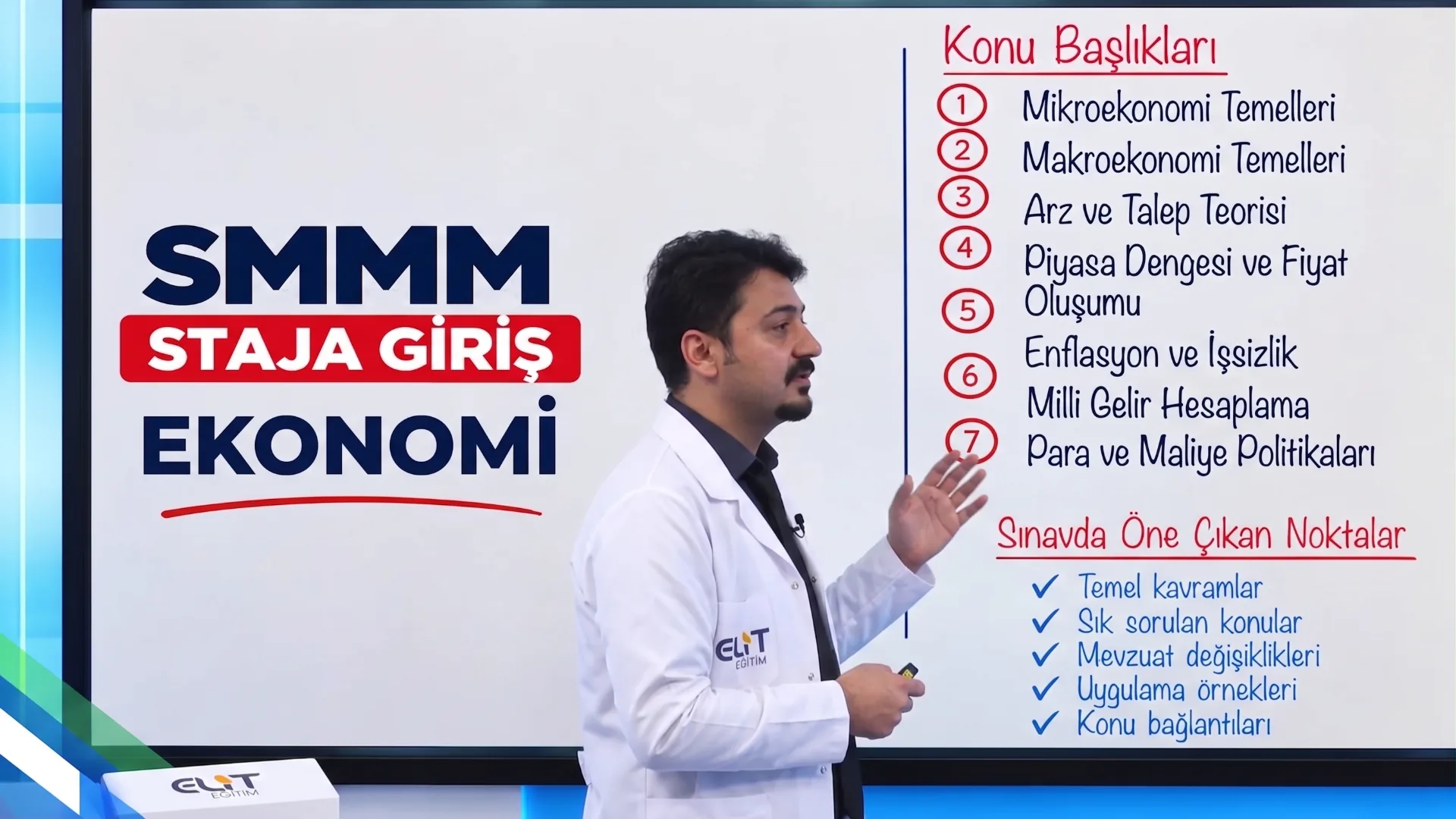 SMMM Staja Giriş Ekonomi Eğitim Seti