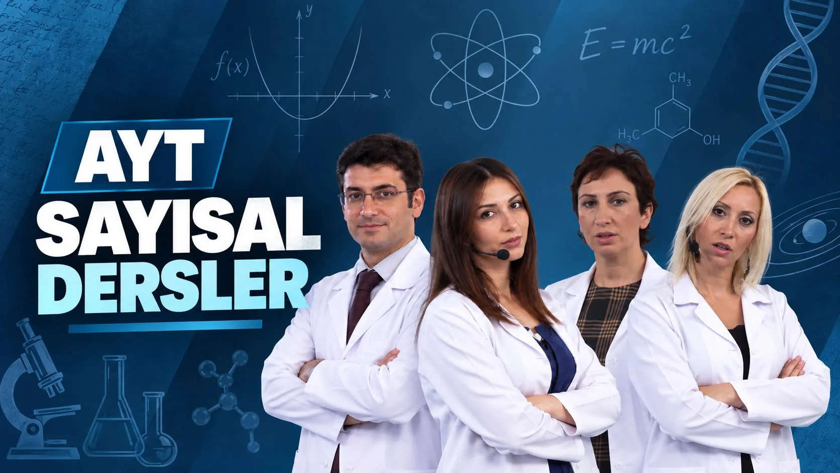 AYT Sayısal Fizik-Kimya-Biyoloji-Matematik Eğitim Seti