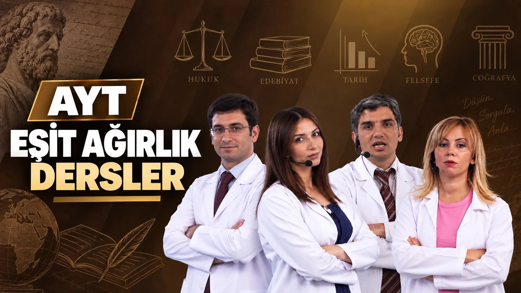 AYT Eşit Ağırlık Edebiyat-Coğrafya-Matematik-Tarih Eğitim Seti