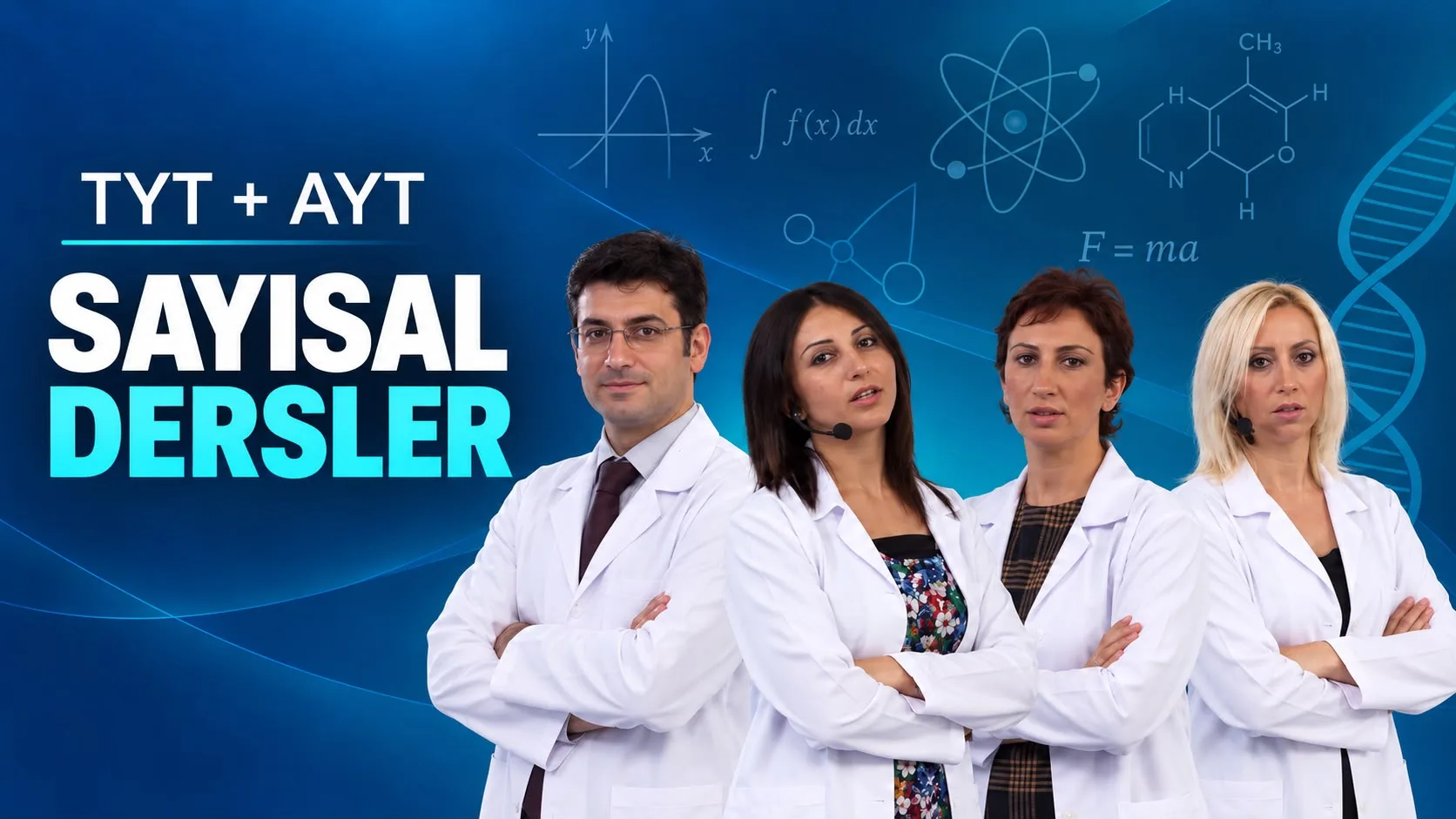 TYT+AYT Sayısal Fizik-Kimya-Biyoloji-Matematik Eğitim Seti