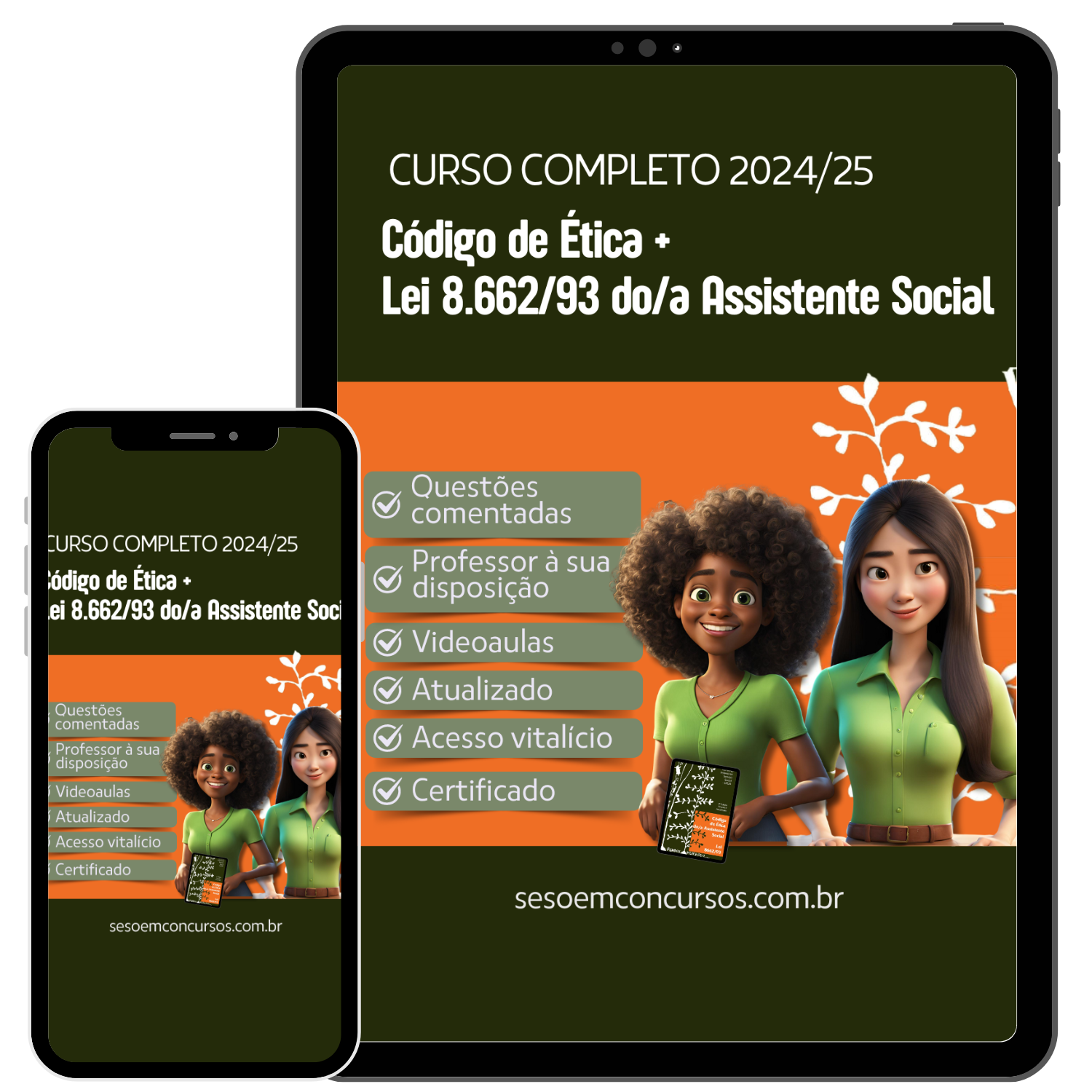 Curso de Questões Comentadas do Código de Ética + Lei 8.662/93