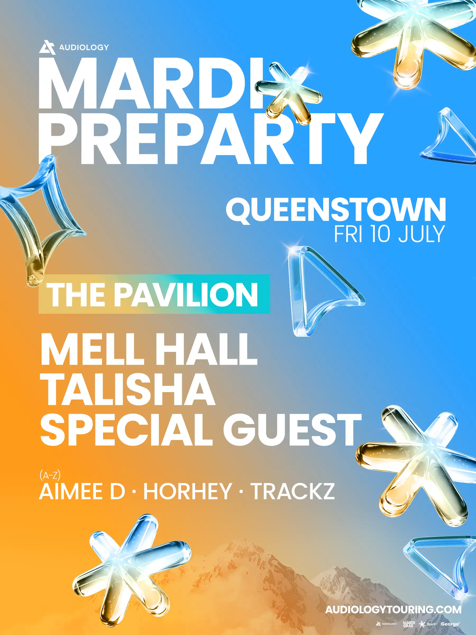 Mardi Gras Queenstown House festival in New Zealand
