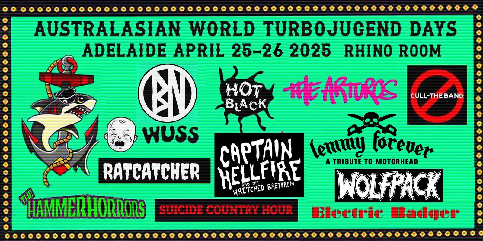 AUSTRALASIAN WORLD TURBOJUGEND DAYS 2025 Rock festival in Australia