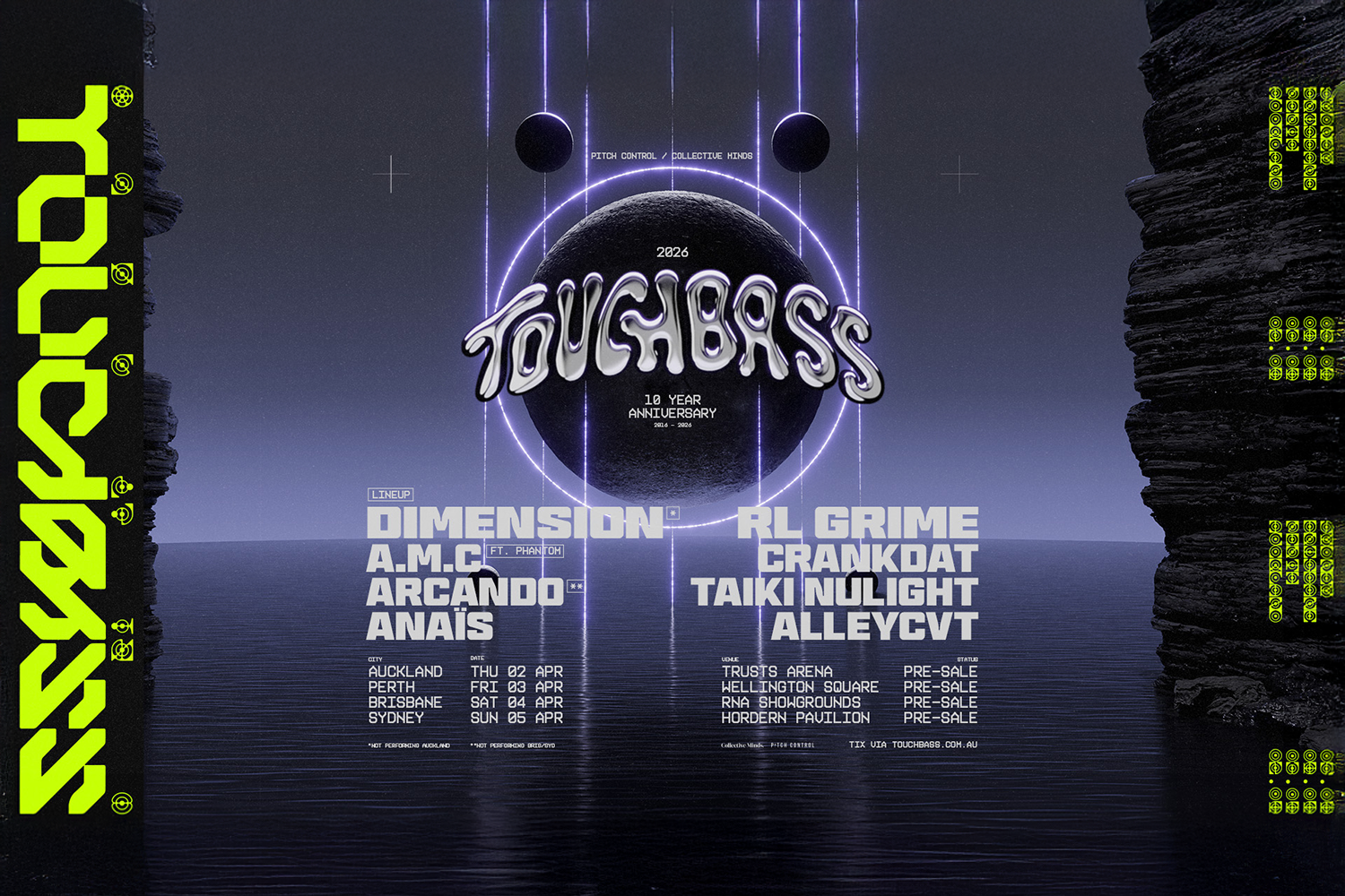 Touch Bass Festival Dubstep festival in Australia