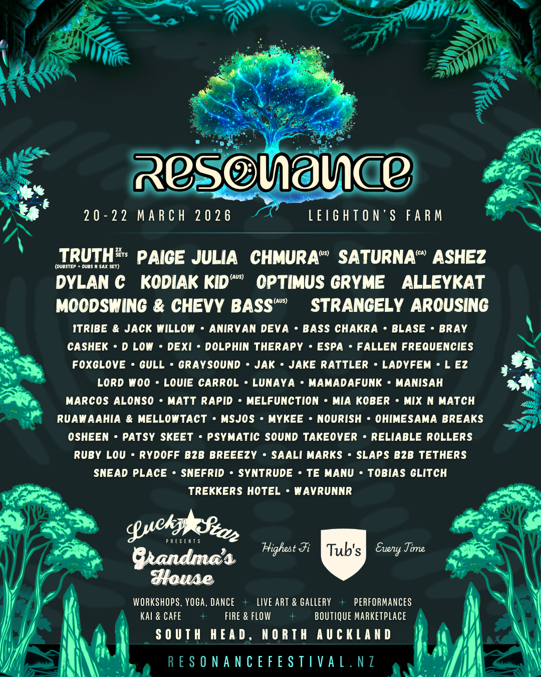 Resonance Festival House festival in New Zealand