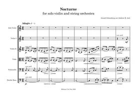 Nocturne for Solo Violin and String Orchestra arr. A. R. Aird 