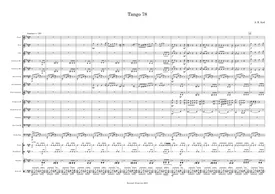 Tango 78 for wind orchestra