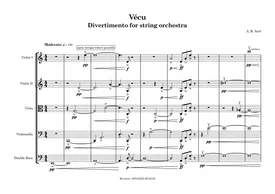 Vécu - Divertimento for String Orchestra