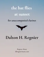 the bat flies at sunset