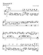 Pianostuk II, 'Miniaturen'