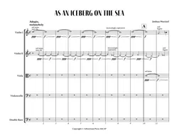 As an Iceberg on the Sea - string orchestra